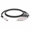 Câble Direct Attach Copper (DAC) HPE X240 QSFP+ vers 4 x SFP+ 3m