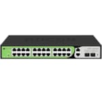 Switch PoE+ 24 Ports Gigabit avec Alimentation Intégrée 2 Ports SFP