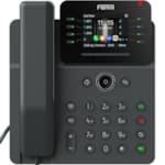 Téléphone IP 12 comptes, combiné Bluetooth sans fil, écran couleur 2.8", conférence à 6 participants.
