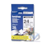 BROTHER Ruban Noir - Blanc 24mm