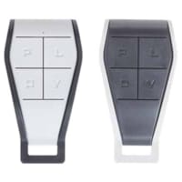 Paire de Télécommande 4 Canaux 433MHz Couleur Inversé Gris/Gris Clair