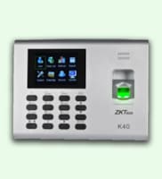 Zkteco Pointeuse à empreinte digitale et badge (K40)