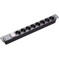 MULTIPRISE 8 PORTS PDU 1.5U/19 /2MT/16A/1.5MM2 GI-CUFOC-8 ALUM.SILVER