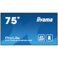 PROLITE MONITEUR PROFESSIONNEL POUR L AFFICHAGE DYNAMIQUE 75  4K UHD 24/7  HDMI/DisplayPort/DVI/VGA