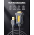 Câble USB 2.0 vers DB9 RS-232 Mâle 1,5M 20211