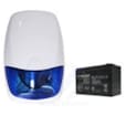 Sirène Extérieure Avec Flash Bleu LED Double 120db SIR-300