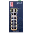 IP30 Industrial 8-Port 10/100TX 802.3at PoE + 2-Port Gigabit TP/SFP combo IFGS-1022HPT