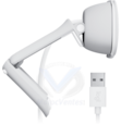 Webcam Logitech Brio 100 Full HD - Blanc Cassé - USB 960-001617