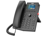 Téléphone IP à 4 comptes SIP économique doté d'un écran couleur performant. *Sans Alimentation