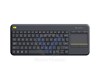 Clavier sans fil avec pavé tactile intégré Wireless Touch Keyboard K400 Plus Noir (AZERTY, Français)