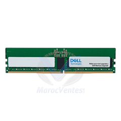 Barrette Mémoire 32 Go 2Rx8 DDR5 RDIMM 5600MT/s (non compatible avec les DIMM 4800 MT/s) R760XS