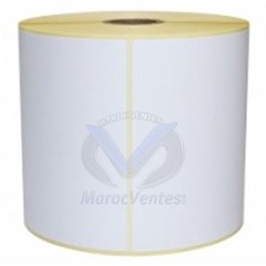 Rouleau d'étiquettes thermique 40 x 30 prix au mille