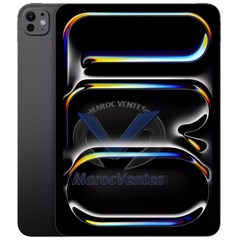 iPad Pro 11 pouces (2024) Wi-Fi 256 Go avec Ecran Standard SPACE BLACK MVV83