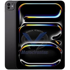 iPad Pro 13 pouces Wi-Fi + Cellulaire 256 Go avec Vitre Standard SPACE BLACK MVXR3