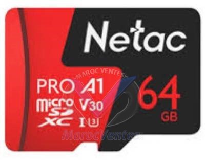 P500 EXTREME PRO MICRO SDXC 64 Go V30/A1/U3 AVEC ADAPTATEUR SD NT02P500PRO-064G-RNETAC