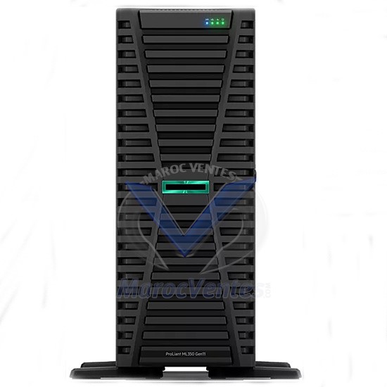 Serveur Proliant ML350 G11 8SFF 4410Y 2GHz-12c 32GB MR408i-o-4G 4p-1GbE-BCM5719-OCP 1000wT TPM 36M P53567-421