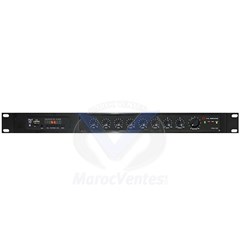 Amplificateur SHOW 4 Entrées Micro/ligne 1 Entrée Auxiliaire Stéréo Baie 1U