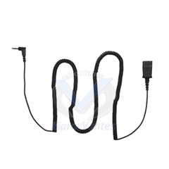 Câble pour casque micro - Déconnexion rapide - Téléphone sub-mini 2,5 mm (M) 8800-00-46