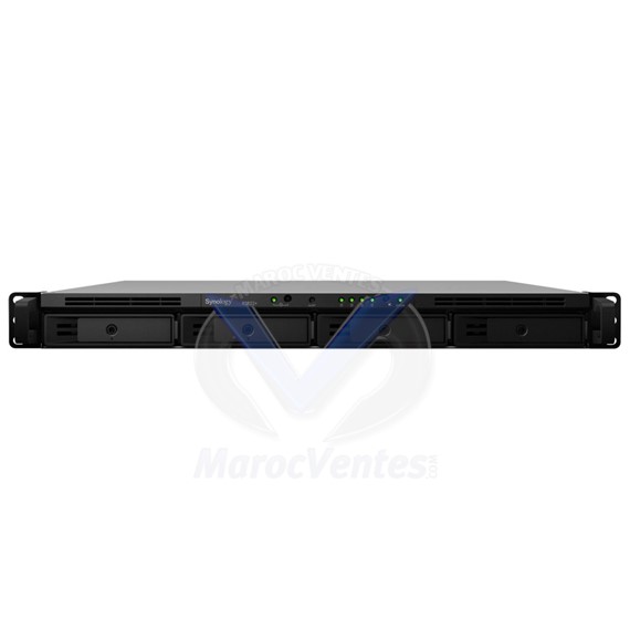 Serveur NAS 4 Baies RackStation V1500B 4cores 2GB 4xRJ45 RPS RS822RPPLUS