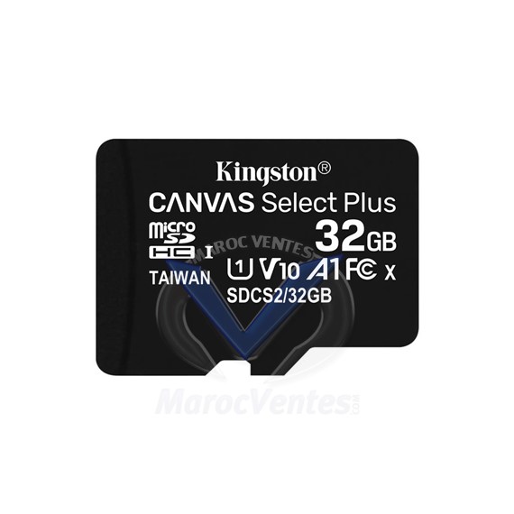 Carte mémoire Canvas Select Plus carte mémoire 32 Go MicroSDHC Classe 10 UHS-I SDCS2/32GB