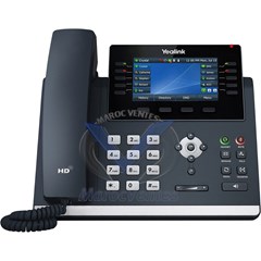 Téléphone IP jusqu'à 16 Comptes SIP Ecran Couleur de 4.3 pouces SIP-T46U