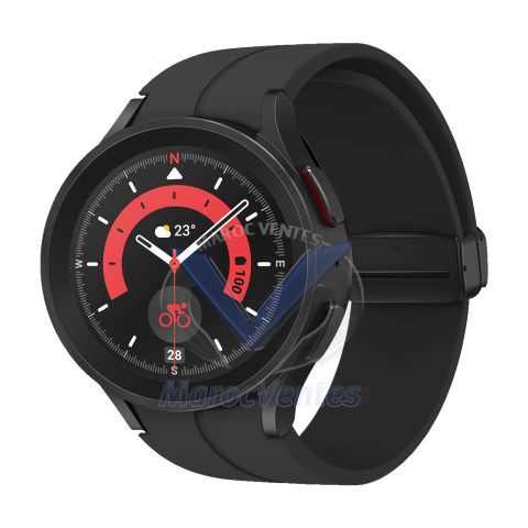 Galaxy Watch5 Pro-45mm Black Titanium Exynos W920/1.5 GB/Wi-Fi 802.11 b/g/590 mAh/Android SM-R920NZKAMEA