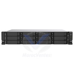 SERVEUR NAS RACKABLE 12 BAIES 8 GB  RAM AVEC ALIMENTATION REDONDANTE,0 DISKLESS