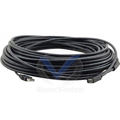 CÂBLE D'EXTENSION ACTIVE USB 2.0 A(M) À A(F) - 15 MÈTRES
