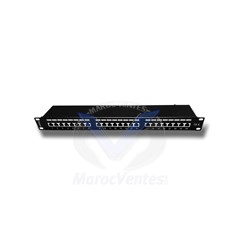 PANNEAU DE BRASSAGE CAT6A STP 24 P IDC 1U LINXCOM
