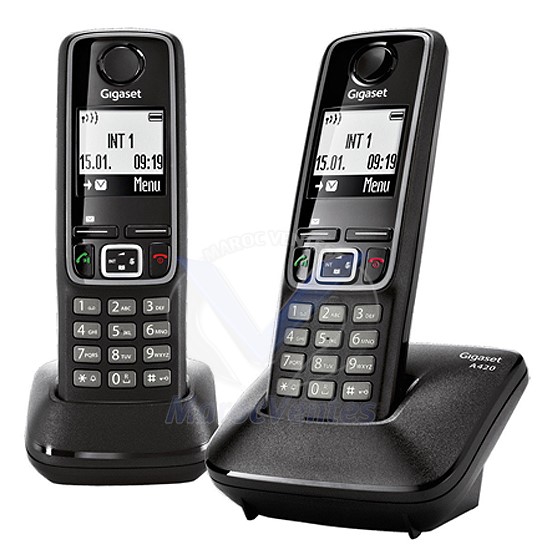 Téléphone sans fil DECT avec combiné supplémentaire 4250366825397