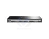 Tplink JetStream™ 48-port Pure-Gigabit L2 Managed Switch, 48 10/100/1000Mbps RJ45 ports including 4 Gigabit SFP slots, Static Routing, Port/Tag/Voice/Protocol-Based VLAN, Q-in-Q(Double VLAN), GVRP, STP/RSTP/MSTP, IGMP V1/V2/V3 Snooping, COS, DSCP, Rate Li