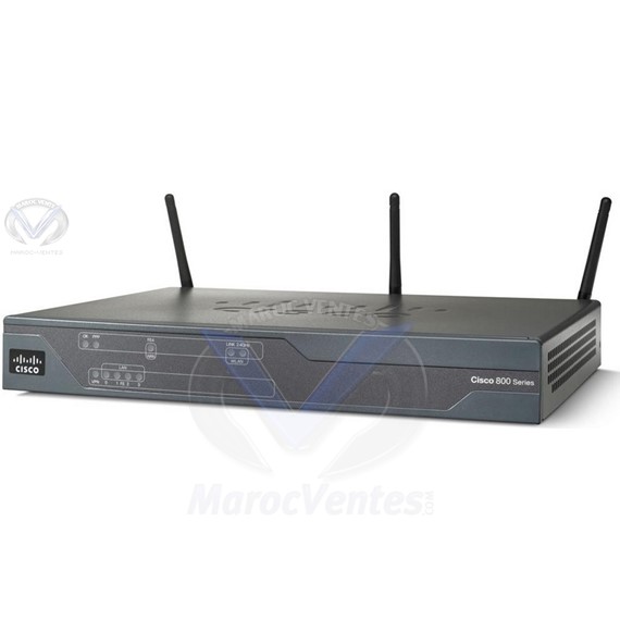 Routeur Sans Fil 887 ADSL2/2+ Annex A Router With 802.11n FCC Compliant - DSL/RNIS CISCO887W-GN-A-K9
