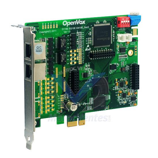 Carte 2-Port E1/T1 PRI PCI Express D210