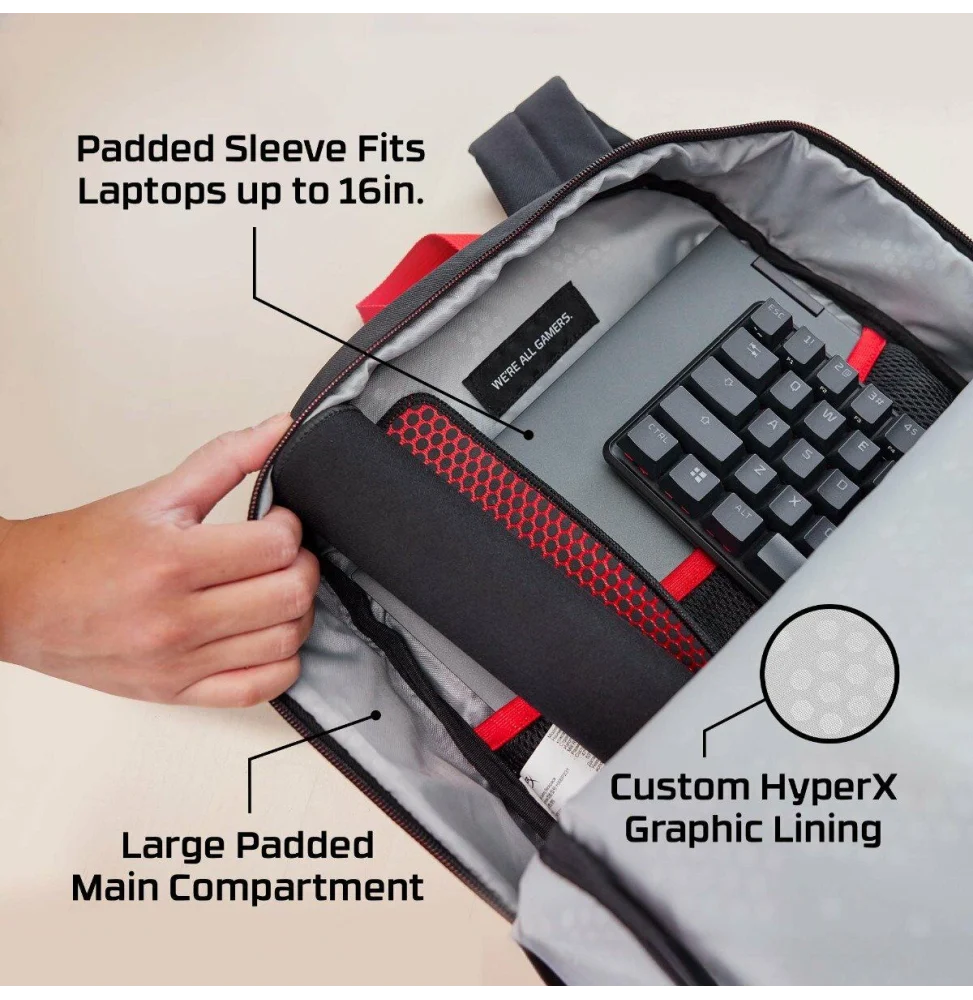 SAC A DOS HyperX Delta Backpack. 8C524AA