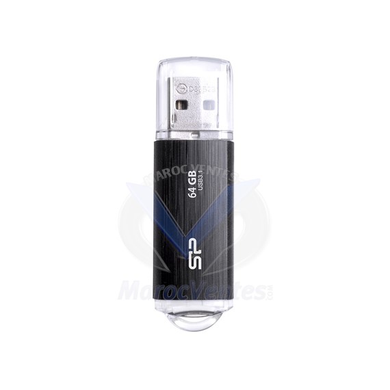Clé USB BLAZE B02 64G USB 3.0 Noir SP064GBUF3B02V1K