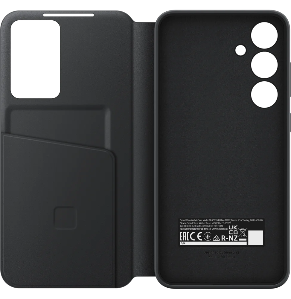 Samsung Smart View Wallet case Black pour Galaxy S24+ EF-ZS926CBEGWW