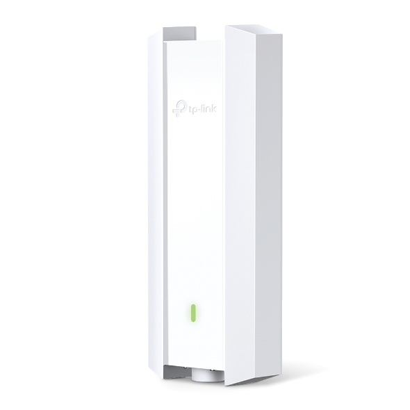 Tplink AX1800 Indoor/Outdoor Dual-Band Wi-Fi 6 Access Point PORT: 1× Gigabit RJ45 PortSPEED: 574Mbps at 2.4 GHz + 1201 Mbps at 5 GHzFEATURE: 802.3at PoE and Passive PoE, IP67 Weatherproof, 4×Internal Antennas, Mesh, Seamless Roaming, MU-MIMO, Band S EAP61
