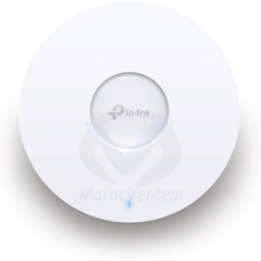 Tplink AX5400 Ceiling Mount Dual-Band Wi-Fi 6 Access Point PORT: 1×2.5 Gigabit RJ45 PortSPEED:574Mbps at  2.4 GHz + 4804 Mbps at 5 GHzFEATURE: 802.3at POE and 12V DC, 6×Internal Antennas, MU-MIMO, 160MHz Supported, Seamless Roaming, Band Steering, B EAP67